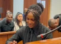 Duduzile Zuma-Sambudla appears before the Durban High Court on corruption and terrorism charges on 10 November 2025.