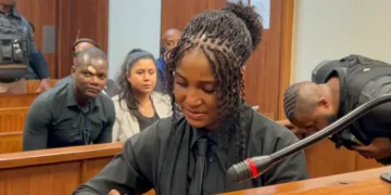 Duduzile Zuma-Sambudla appears before the Durban High Court on corruption and terrorism charges on 10 November 2025.